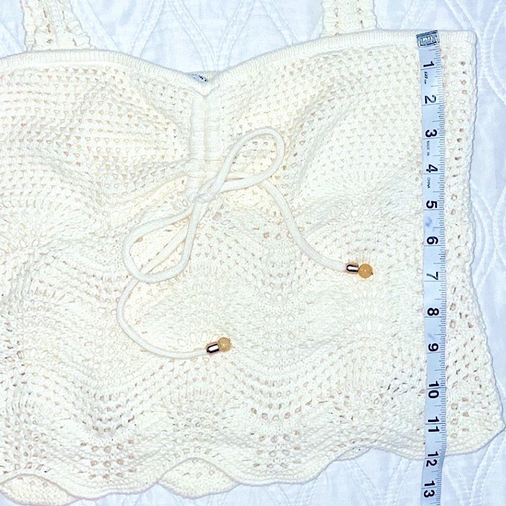 Rachel Zoe knit cropped top and skirt set size M - Picture 12 of 14